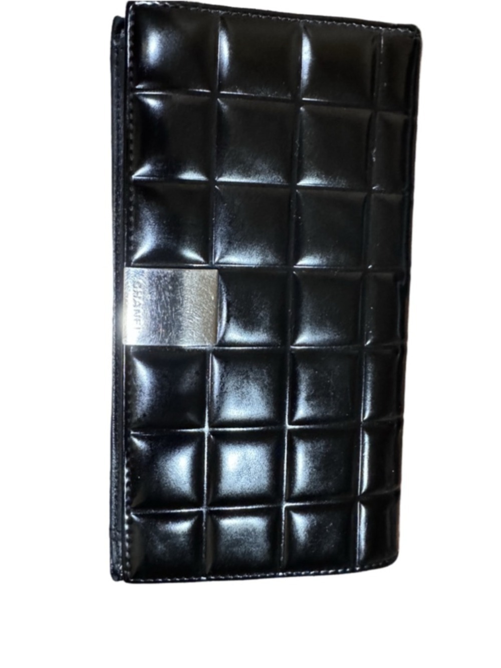 Chanel Chocolate Bar Patent Leather Wallet & COA, Dust Bag - Picture 2 of 10